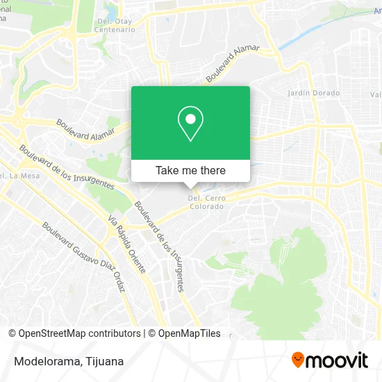 Modelorama map
