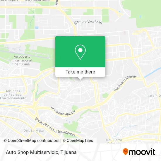 Auto Shop Multiservicio map