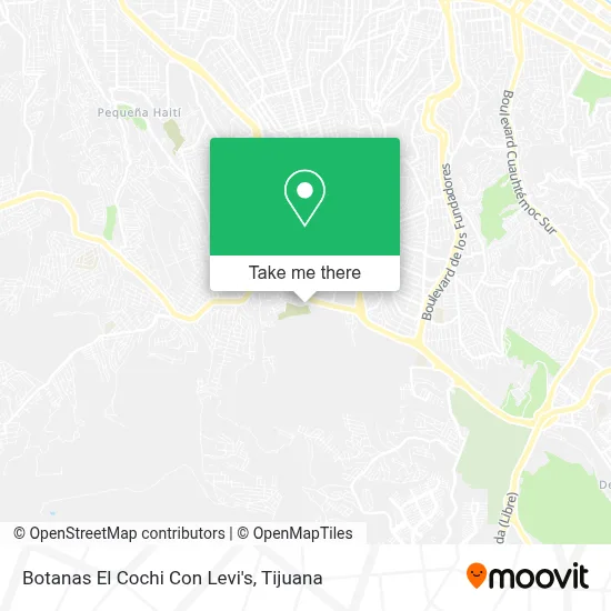 Botanas El Cochi Con Levi's map