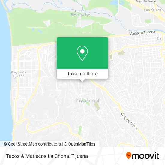 Tacos & Mariscos La Chona map