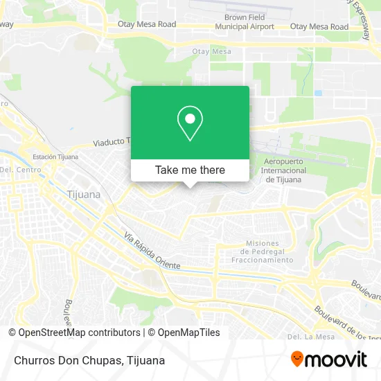 Churros Don Chupas map