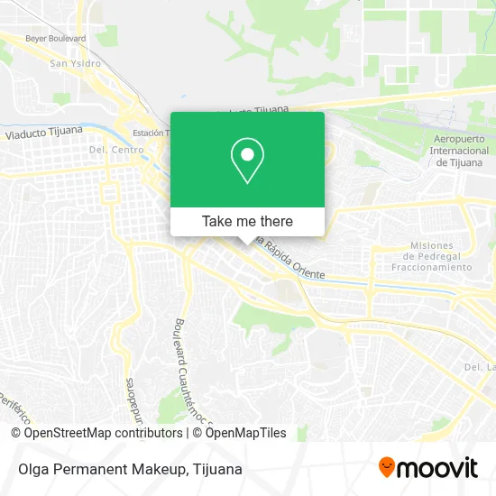 Olga Permanent Makeup map