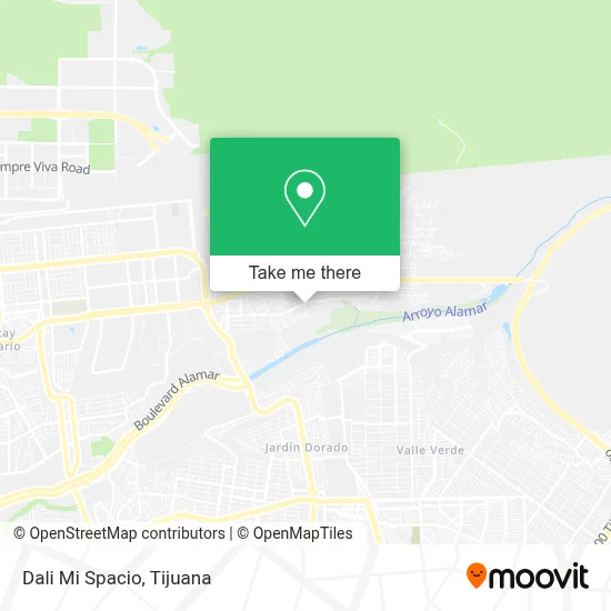 Dali Mi Spacio map
