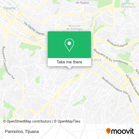 Panísimo map