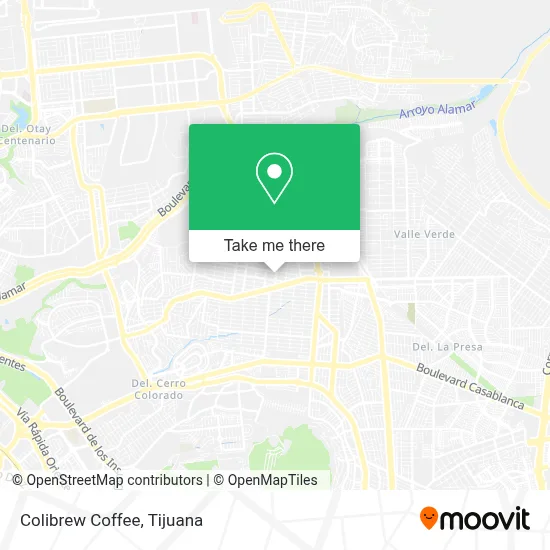 Colibrew Coffee map