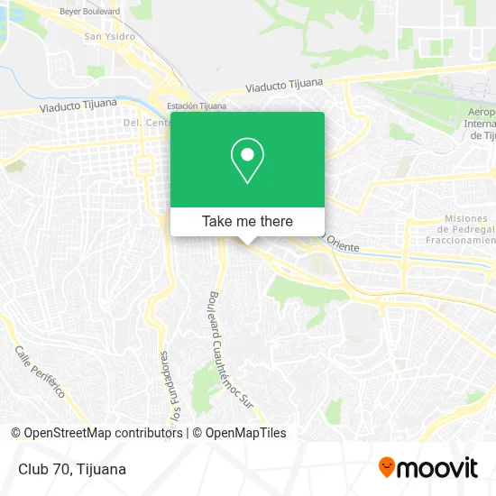 Club 70 map