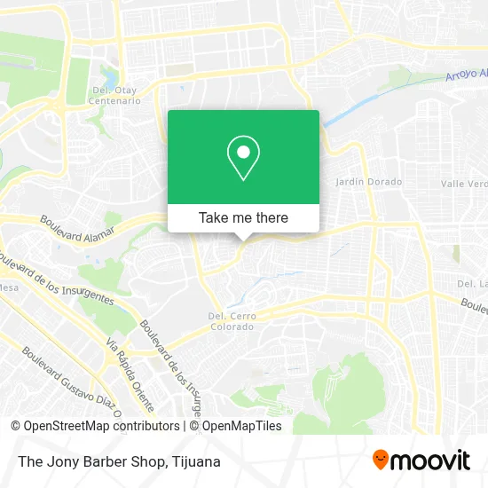 The Jony Barber Shop map