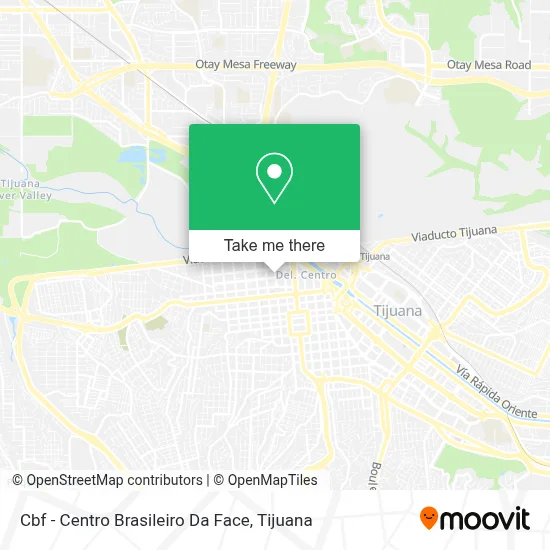 Cbf - Centro Brasileiro Da Face map