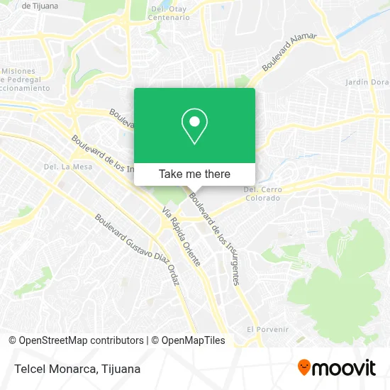 Telcel Monarca map