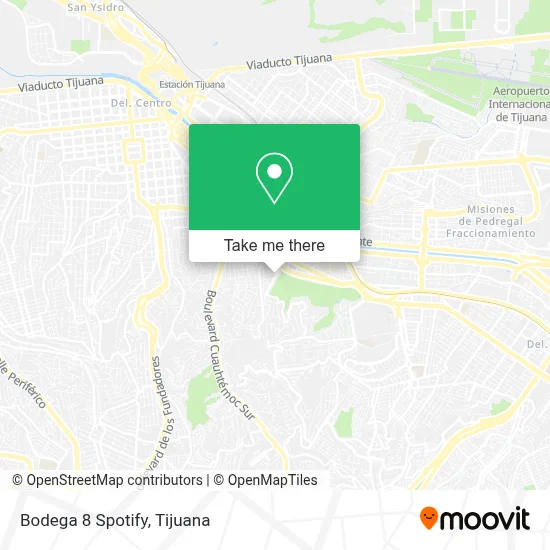 Bodega 8 Spotify map
