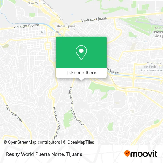 Realty World Puerta Norte map