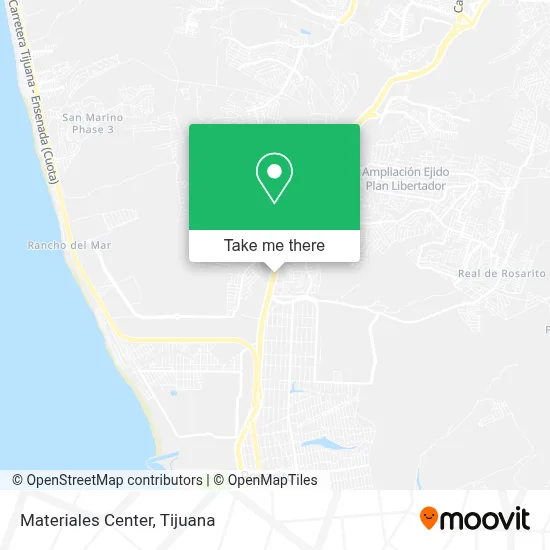 Materiales Center map