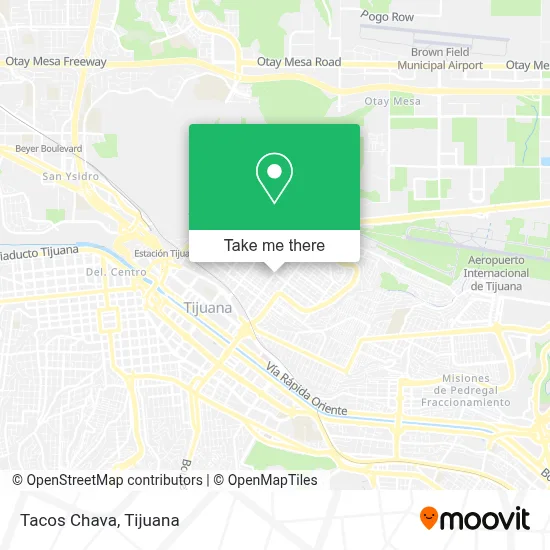 Tacos Chava map