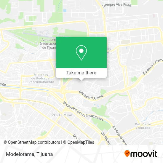 Modelorama map