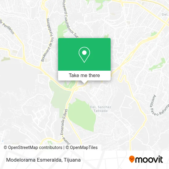 Modelorama Esmeralda map
