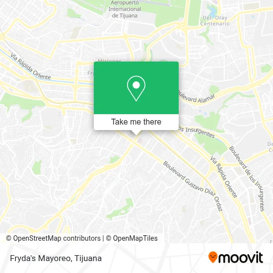 Fryda's Mayoreo map
