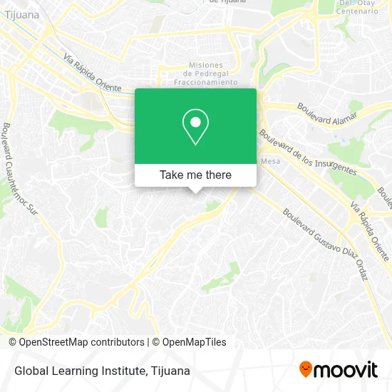 Global Learning Institute map