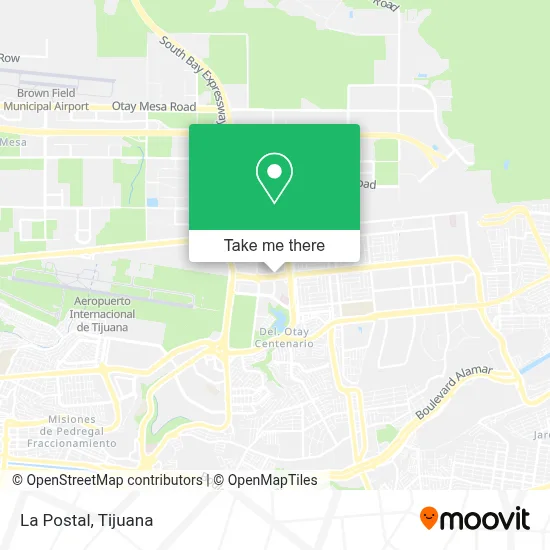 La Postal map