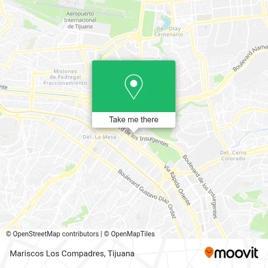 Mariscos Los Compadres map