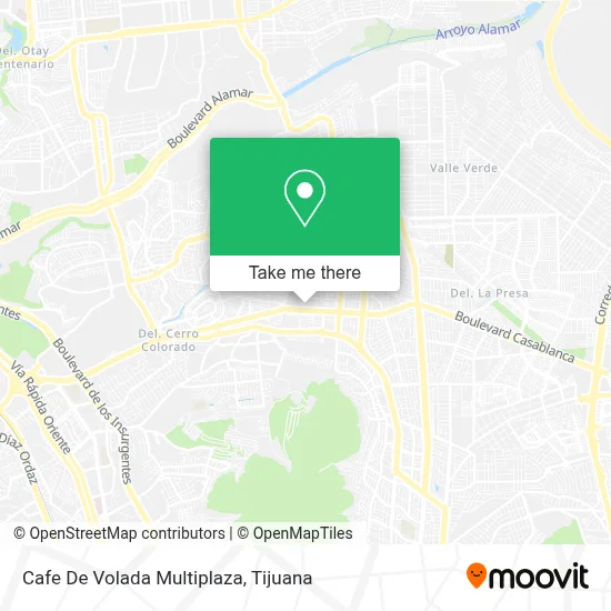 Cafe De Volada Multiplaza map