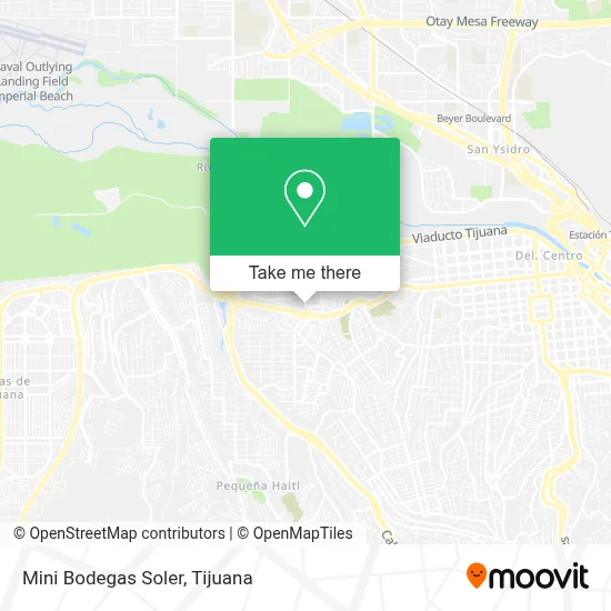 Mini Bodegas Soler map