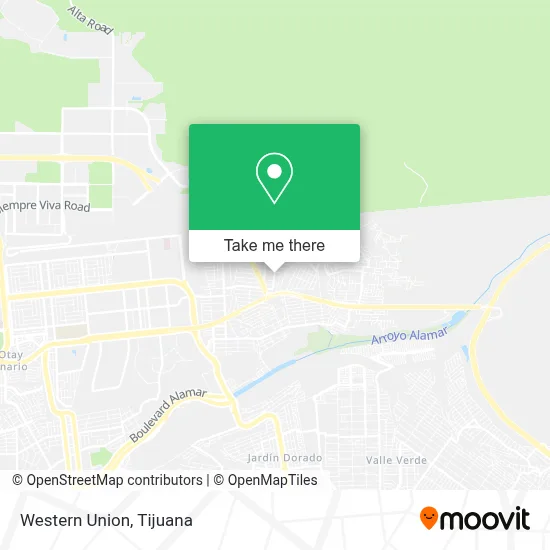 Western Union map