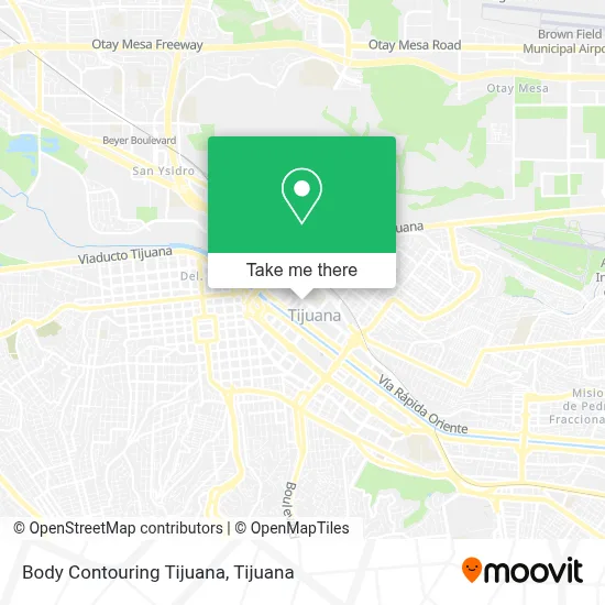 Body Contouring Tijuana map