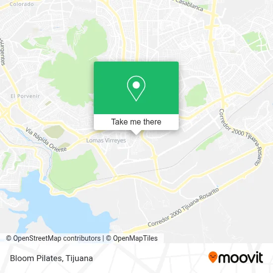 Bloom Pilates map