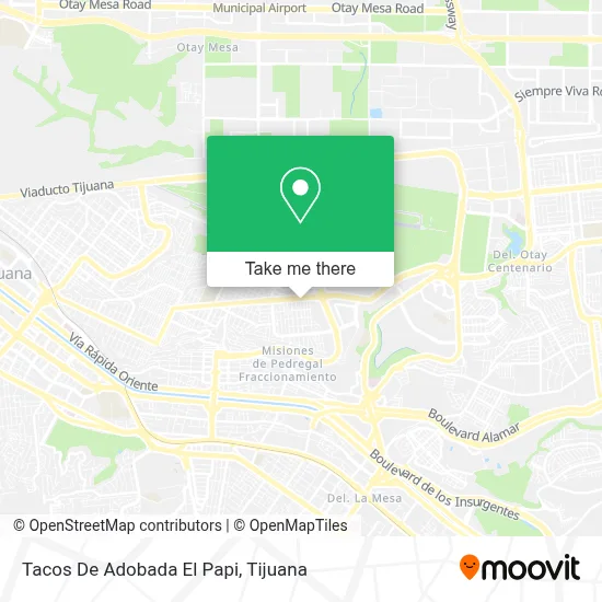 Tacos De Adobada El Papi map