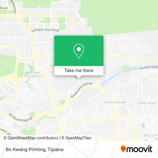 Bo Kwang Printing map