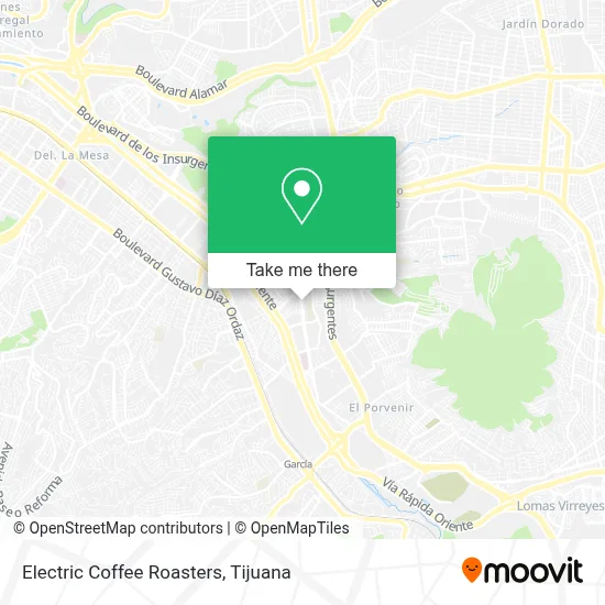 Electric Coffee Roasters map