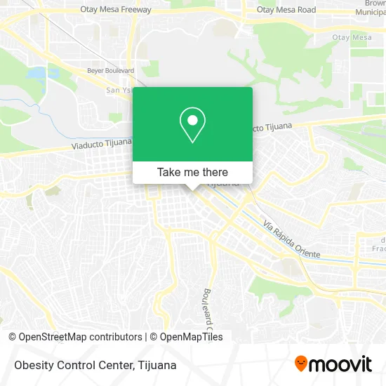 Obesity Control Center map