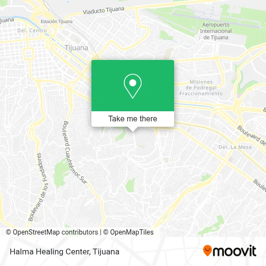 Halma Healing Center map