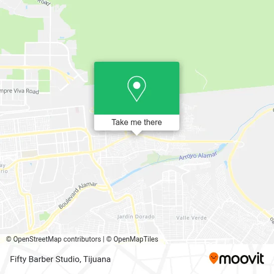 Fifty Barber Studio map