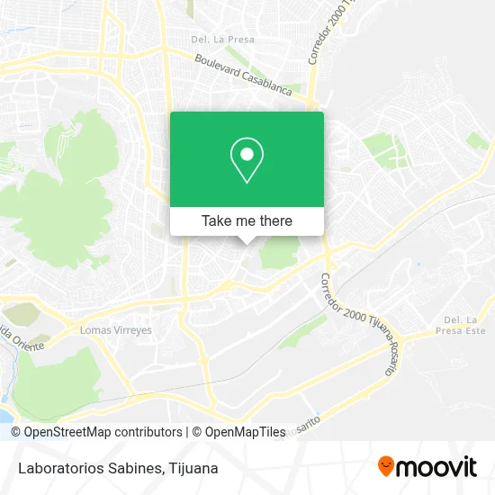 Laboratorios Sabines map