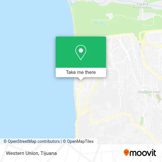 Western Union map