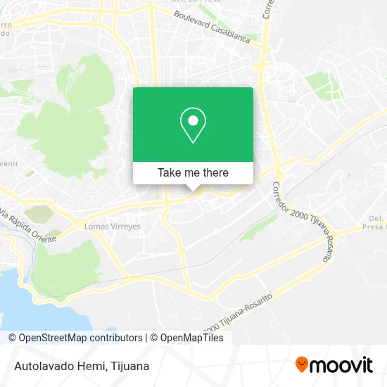 Autolavado Hemi map