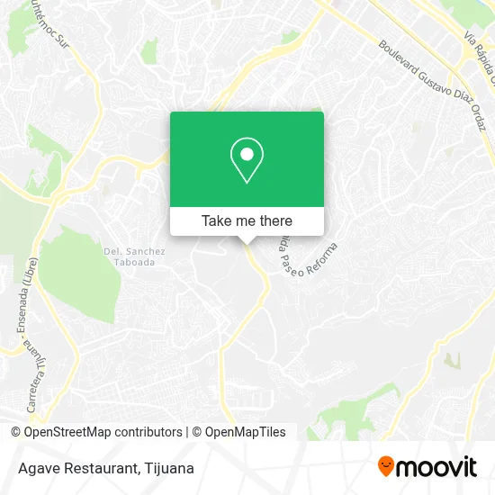 Agave Restaurant map