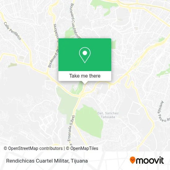 Rendichicas Cuartel Militar map