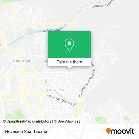 Novasion Spa map