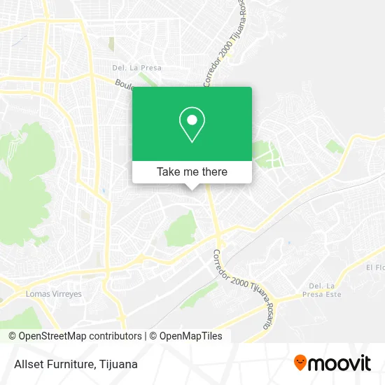 Allset Furniture map