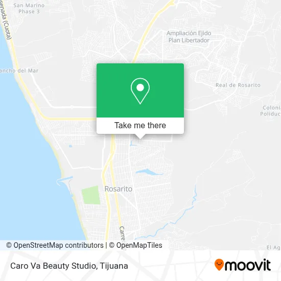 Caro Va Beauty Studio map