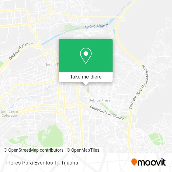 Flores Para Eventos Tj map