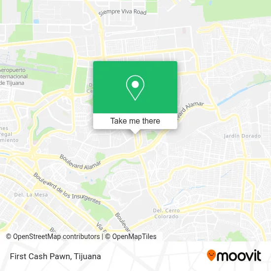First Cash Pawn map