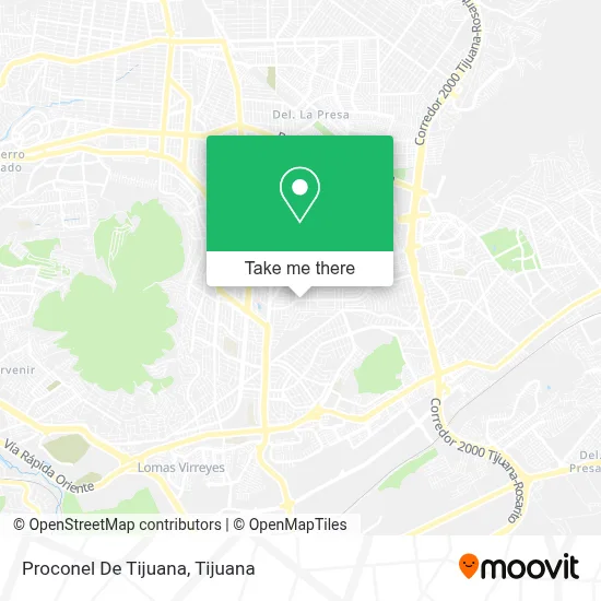 Proconel De Tijuana map