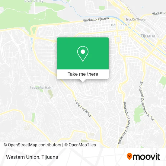 Western Union map