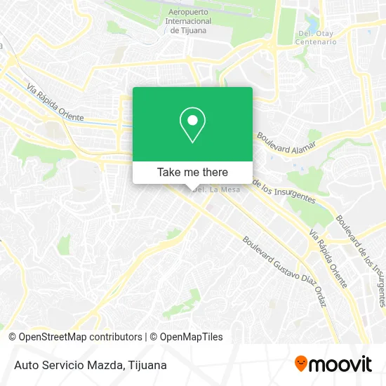 Auto Servicio Mazda map