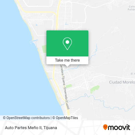 Auto Partes Meño II map