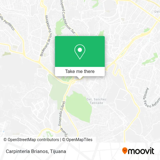 Carpinteria Brianos map