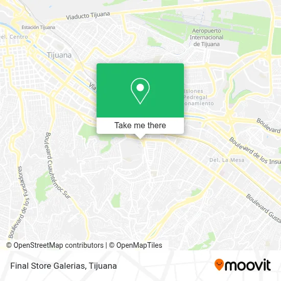 Final Store Galerias map